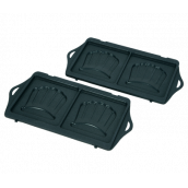 Set di 2 piastre per toast