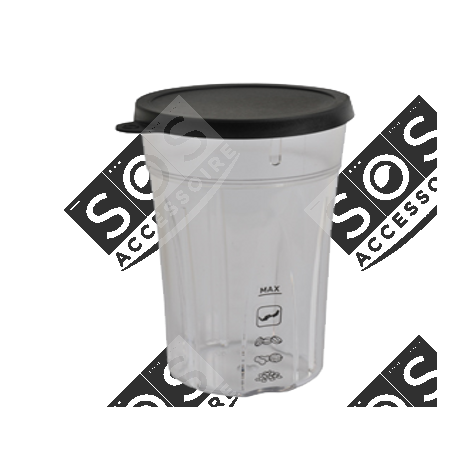 CIOTOLA TRITACARNE CON COPERCHIO NERO ROBOT DA CUCINA E CUOCITUTTO - SS-193047