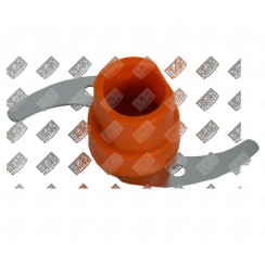 Coltello scanalato arancione