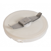 Supporto bianco con coltello