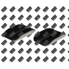 Set di 2 piastre per mini-baguette