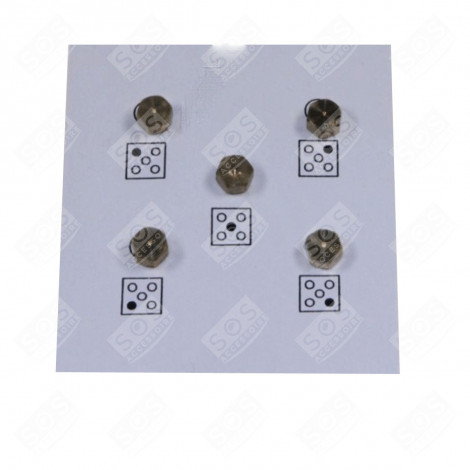 SET DI UGELLI, UGELLI GAS BUTANO/PROPANO FORNI, FORNELLI ELETTRICI E A GAS - 4431920038