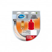 Tubo a gas Butano/Propano con attacco filettato garanzia 10 anni - Lunghezza 2 metri