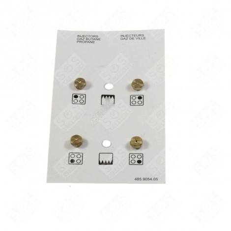 BUSTA INIETTORI, UGELLI GAS BUTANO FORNI, FORNELLI ELETTRICI E A GAS - 4431100102