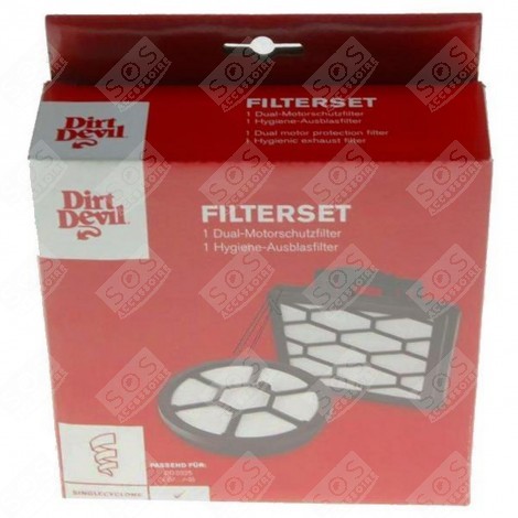 KIT FILTRO PRE-MOTORE + FILTRO POST-MOTORE ASPIRAPOLVERE - 2325001