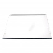 Mensola in vetro completa + barra di supporto