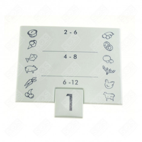 FRONTALE CASSETTO FRIGORIFERO, CONGELATORE - 7426052