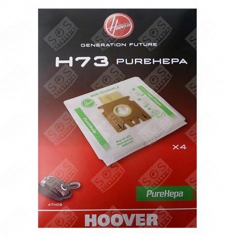 H73 BOITE DE 4 SACS MICROFIBRE ASPIRAPOLVERE - 35601375