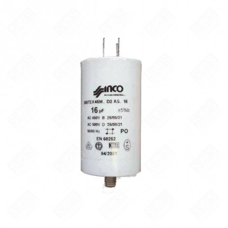 CONDENSATEUR 16MF LAVATRICE - C00074643