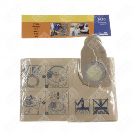 SACCHETTO FILTRO AERO 400-440 5 PZ. ASPIRAPOLVERE - 61156