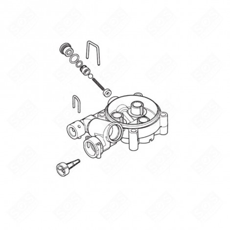 BLOCCO CILINDRICO KIT DI AVVIAMENTO ASPIRAPOLVERE - 128500618