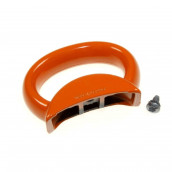 Maniglia della pentola arancione