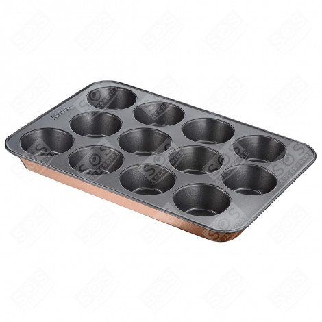 12 STAMPI PER MUFFIN 29X41 CM (ACCIAIO ANTIADERENTE) ACCESSORI E PRODOTTI - J2555014