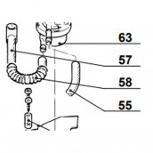 Tubo in silicone 5x1,5x240 riferimento 55