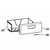 Cassetto inferiore (riferimento 43) originale