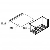 Ripiano di vetro (n. di rif. 310)