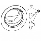 Oblò completo originale (codice 12)