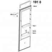 Guarnizione della porta (codice 191 0) originale