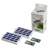 Lotto di 2 filtri antibatterici Microban