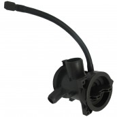 Componente di gomma con tappo di scarico e tubo