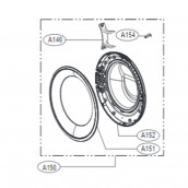Oblò completo (n. di rif. a150)