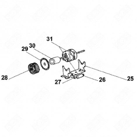 TURBINA (REPÈRE 28) ASCIUGATRICE - 59523