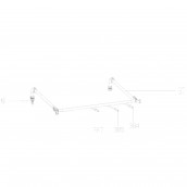 Tubo di alimentazione posteriore (riferimento 384)