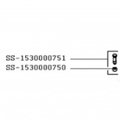 Guarnizione per indicatore di pressione (n. di rif. SS-1530000750)