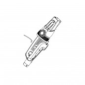 Corpo anteriore + guarnizione grigia