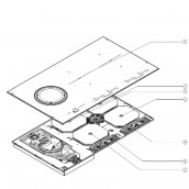 Piano in vetroceramica (riferimento 1)