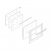 Vetro interno porta con codice 312c originale