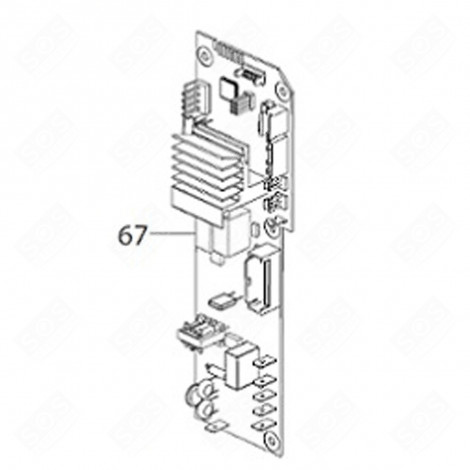 MODULO DI POTENZA (CODICE 67) MACCHINA DA CAFFÃ, CAFFETTIERA - 569658