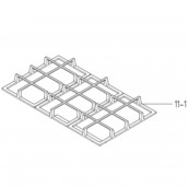 Griglia portante piatta (riferimento 11-1)