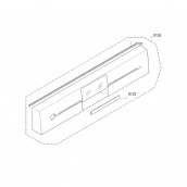 Scatola del quadro frontale originale (codice 0120)