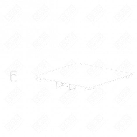 VETRO COPERCHIO VETROCERAMICA (CODICE 6) PIANO COTTURA - 4410300172