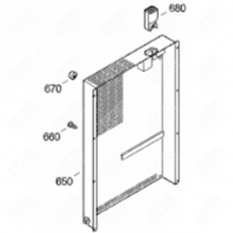 LAMIERA DI PROTEZIONE (CODICE 650) FRIGORIFERO, CONGELATORE - 9006471