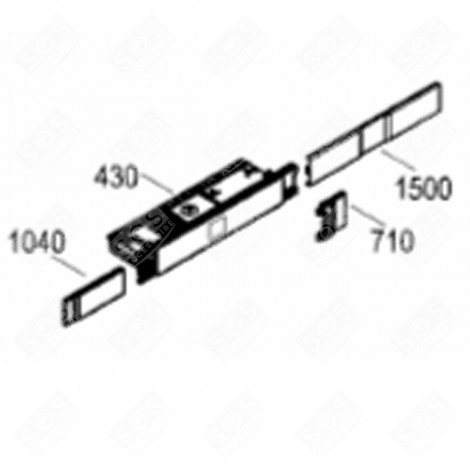 KIT ELETTRONICO PROGRAMMATO (RIFERIMENTO 430) FRIGORIFERO, CONGELATORE - 6141262