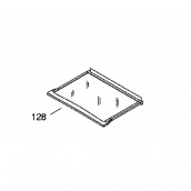 Vetro del contenitore verdure (codice 128)