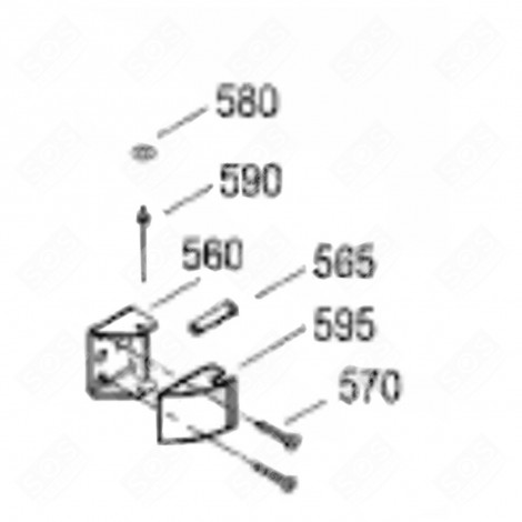 COPERTURA (CODICE 595) FRIGORIFERO, CONGELATORE - 7413432