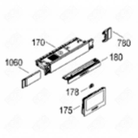 SCATOLA DEL QUADRO DI COMANDO (CODICE 175) FRIGORIFERO, CONGELATORE - 6125288