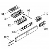 Alloggiamento della piastra di controllo (codice 80)