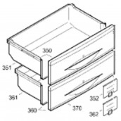 Cassetto senza facciata (codice 351)