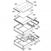 Cassetto compartimento 0°C (codice 1080)