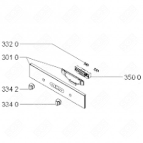 PULSANTE IX (RIFERIMENTO 3340) FORNI, FORNELLI ELETTRICI E A GAS - 481010371120