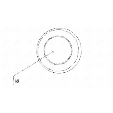 RUOTA POSTERIORE ASPIRAPOLVERE - 4055010054