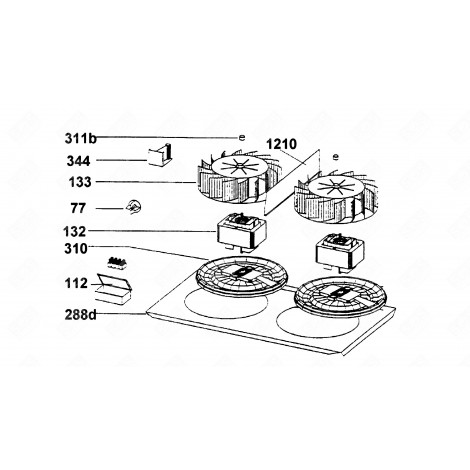 ELICA SINISTRA (RIFERIMENTO 133) CAPPA ASPIRANTE - 91941315