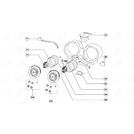 TURBINA DESTRA (CODICE 317) CAPPA ASPIRANTE - 595A89