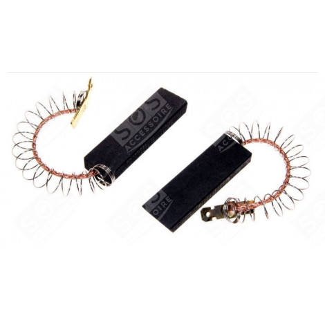 ELECTROTODO Spazzole Carbone Per Lavatrici Bosch/Siemens/Balay - Ricambio Originale 00154740, Dimensioni 35.5x12.5x5 Mm