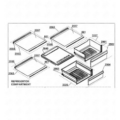 Profilo del ripiano n. di rif. 861