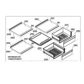 Profilo del ripiano n. di rif. 861